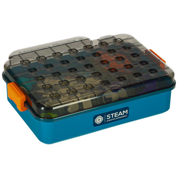 Mały elektryk elektronik zestaw edukacyjny 45 element&oacute;w + 12 kart