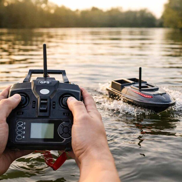 Ł&oacute;dka zanętowa zdalnie sterowana ł&oacute;dź GPS Flytec V900 5,4 km/h 1,5 kg
