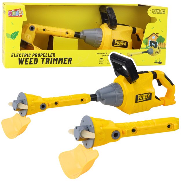 Children s Garden Lawn Mower Trimmer Rubber Blade Lights Sounds