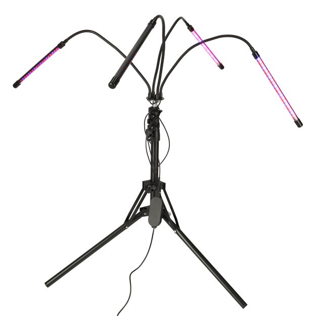 Lampa do roślin LED uprawy wzrostu panel na statywie 4x80LED