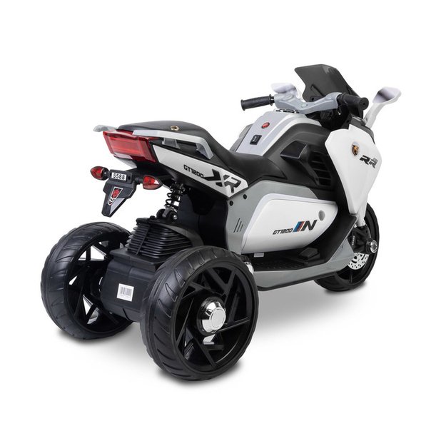 Vaikiškas elektrinis automobilis „Nitro“, baltas