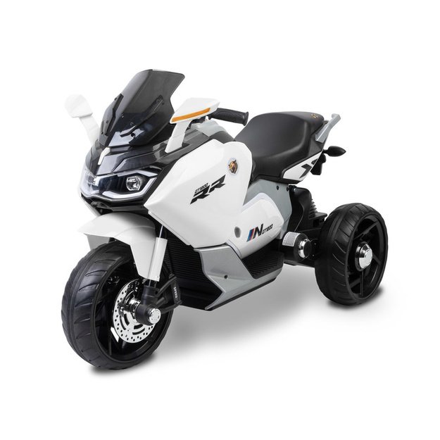 Vaikiškas elektrinis automobilis „Nitro“, baltas