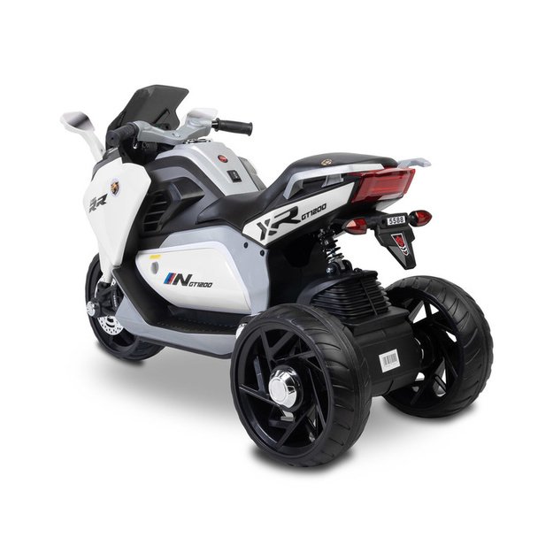 Vaikiškas elektrinis automobilis „Nitro“, baltas