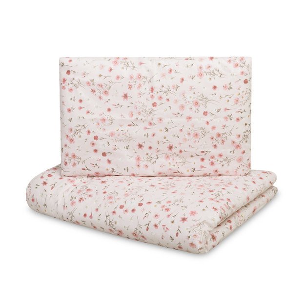 2 PIECE BEDDING COTTON BLOOM PINK 100X135