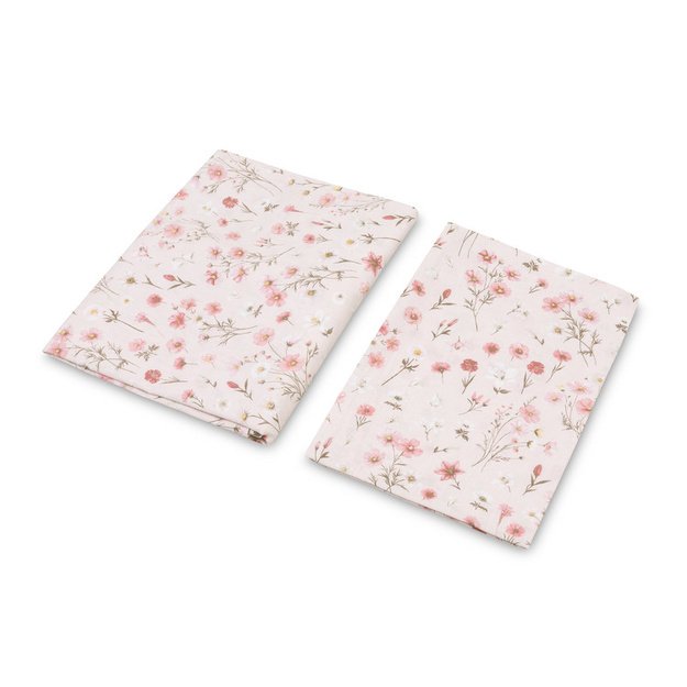 2 PIECE BEDDING COTTON BLOOM PINK 100X135