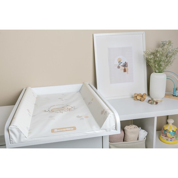 HARD TOP FOR CHEST OF DRAWERS BEAR AND RABBIT