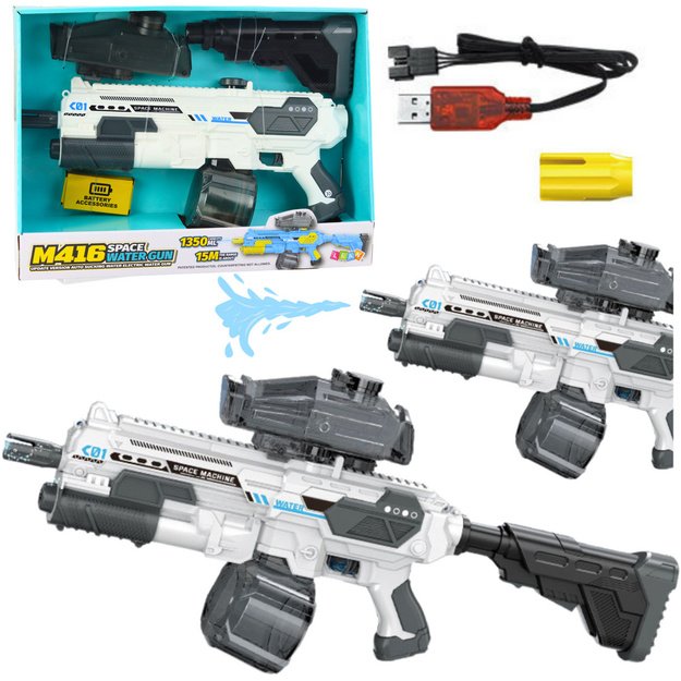 M16 Rifle Space Water Gun Electric 1350ml