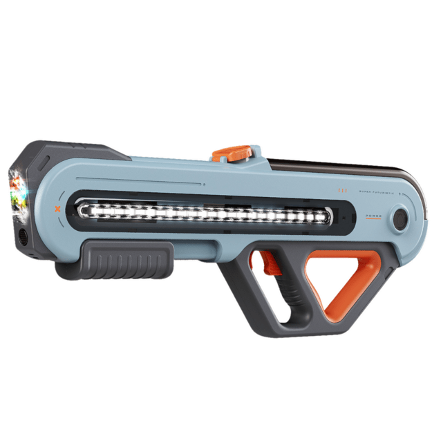 Large Gun Rifle W12 Electric Water LED Gray 60cm