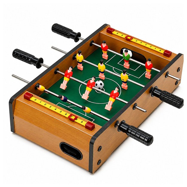 Mini medinis stalo futbolas 36 cm x 21,5 cm x 9 cm