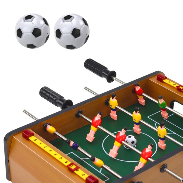 Mini medinis stalo futbolas 36 cm x 21,5 cm x 9 cm