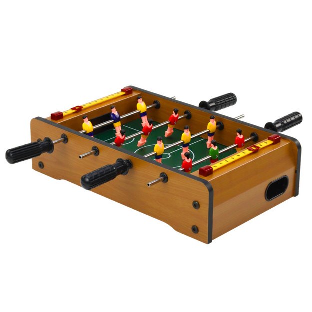 Mini medinis stalo futbolas 36 cm x 21,5 cm x 9 cm