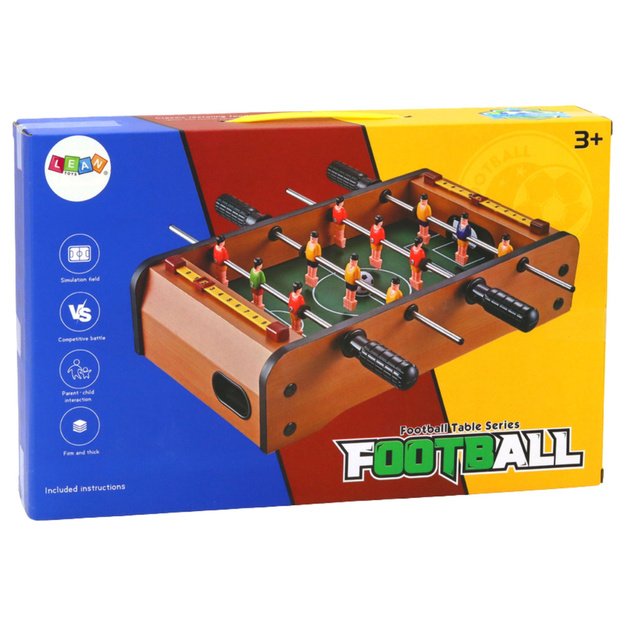 Mini medinis stalo futbolas 36 cm x 21,5 cm x 9 cm