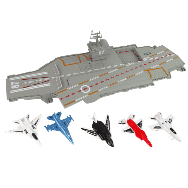 Aircraft Carrier Jets 5 pcs Sound Lights 2