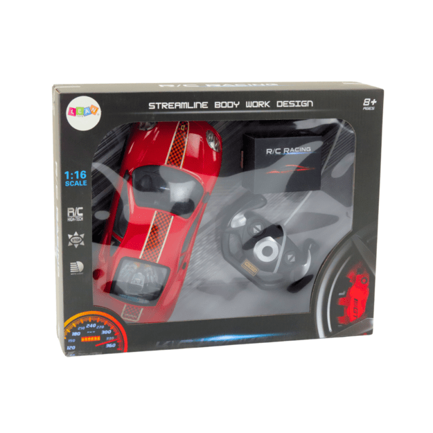 Remote Control Sports Car 1:16 R/C Red 8