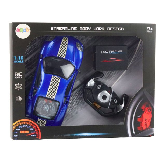 Remote Control Sports Car 1:16 R/C Red 4