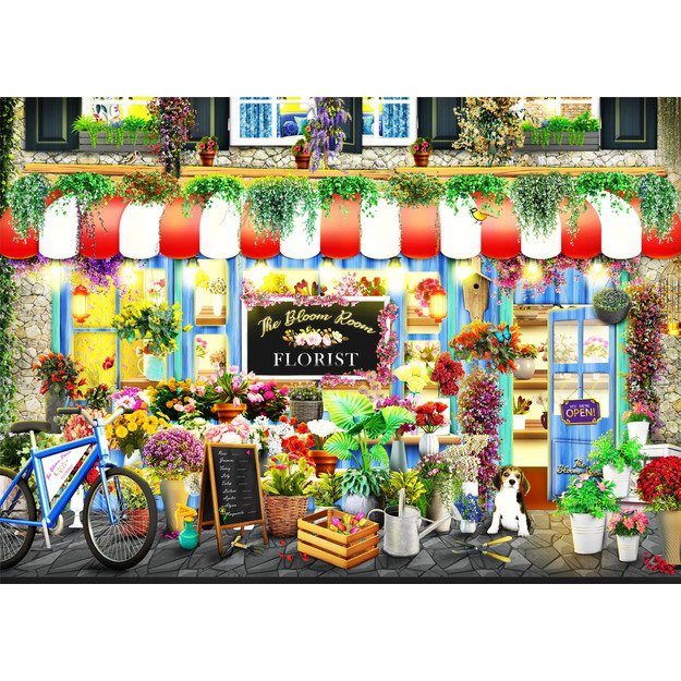 Brain Tree dėlionė, Gėlių parduotuvė, 1000 det. 1