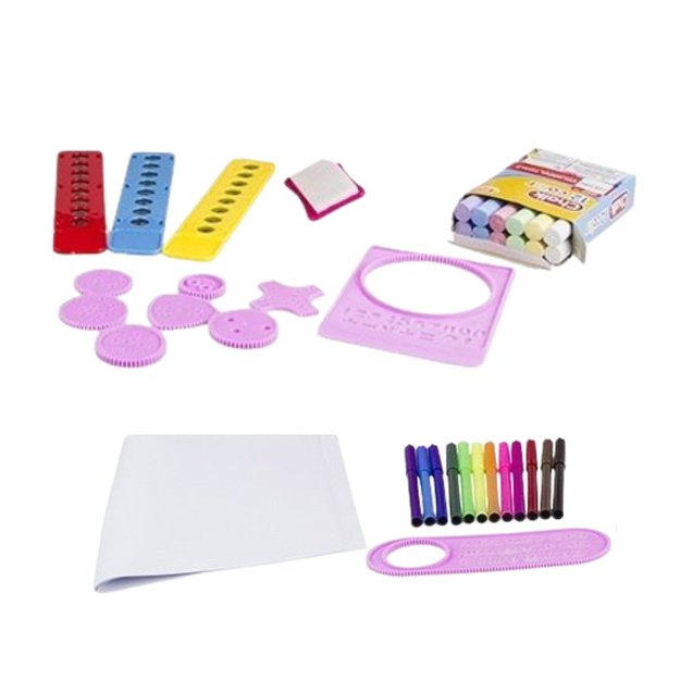 Standing Blackboard Projector - Chalk & Marker 2