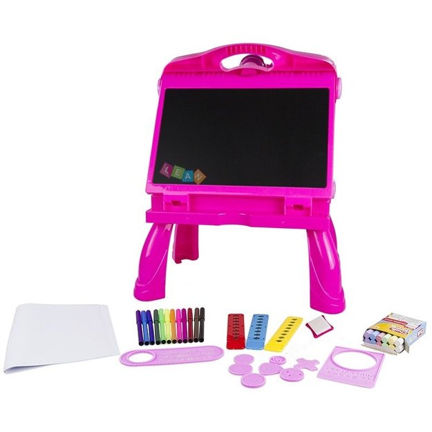 Standing Blackboard Projector - Chalk & Marker 4