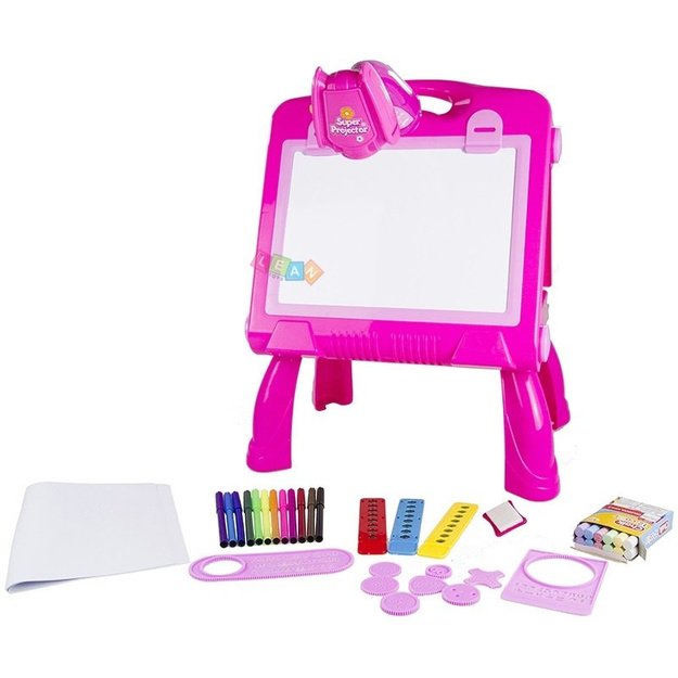 Standing Blackboard Projector - Chalk & Marker 5