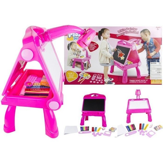 Standing Blackboard Projector - Chalk & Marker 7