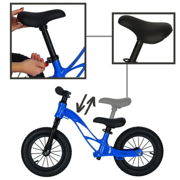 Balansinis pasispiriamas dviratis X1 (mėlynas)