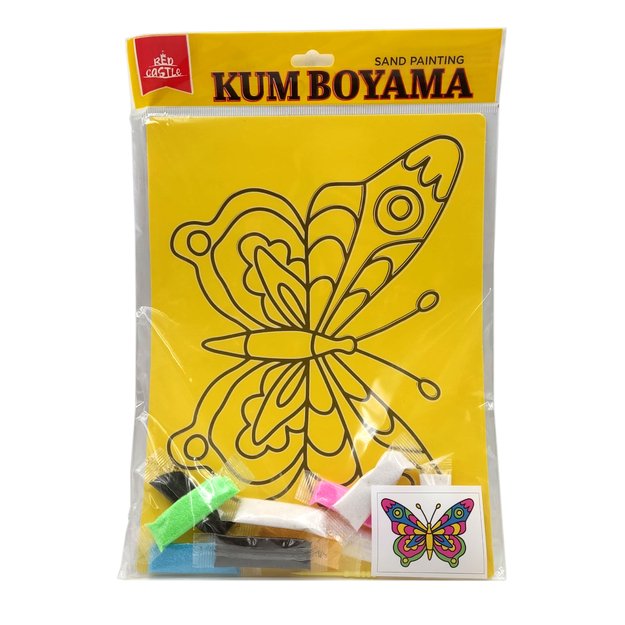 Red Castle kūrybinis smėlio rinkinys, 275x205 mm, Drugelis