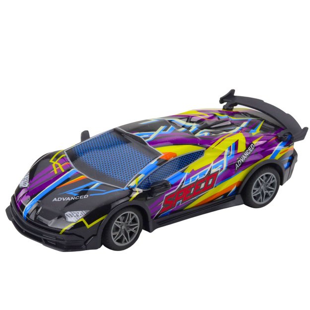 RC Remote Control Sports Car LED Lights Purple 1:22 2