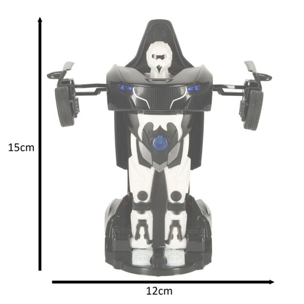 Transformeris automobilis - robotas (juodas)