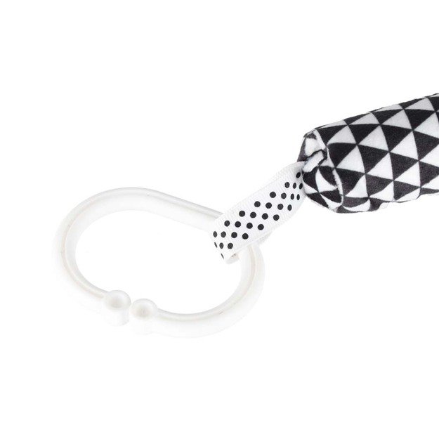 Sensorinis barškučio pakabukas su kontrastinga pelėda 16