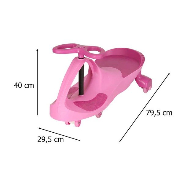 Gravitacijos kalneliai šviečiantys LED ratai rožinės spalvos 12