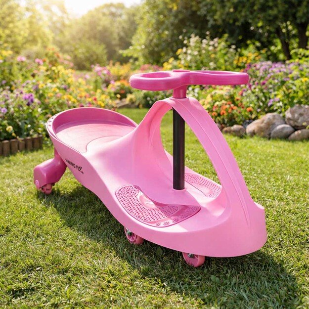 Gravitacijos kalneliai šviečiantys LED ratai rožinės spalvos 24