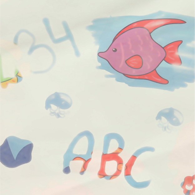 Vandens kilimėlis tapybai vandens piešimo žymekliai trafaretai trafaretai volelis 80 cm apvalus vandens pasaulis 10