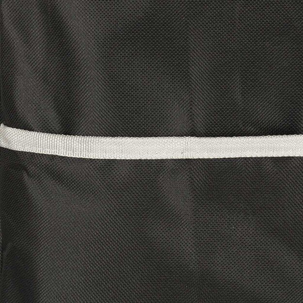 Vežimėlis pirkinių krepšys ant ratukų su rėmeliu 95cm juodas 9