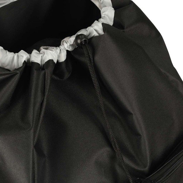 Vežimėlis pirkinių krepšys ant ratukų su rėmeliu 95cm juodas 7