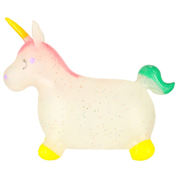 Vaikiškas šokliukas su pompa guminis vienaragis 7