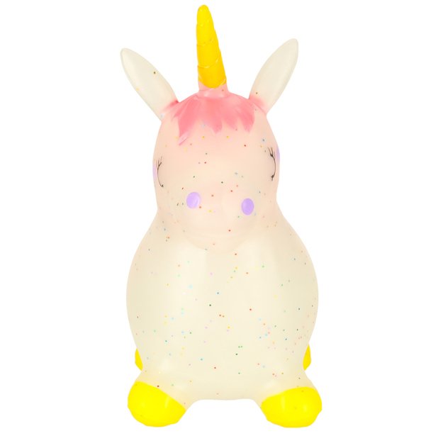 Vaikiškas šokliukas su pompa guminis vienaragis 8