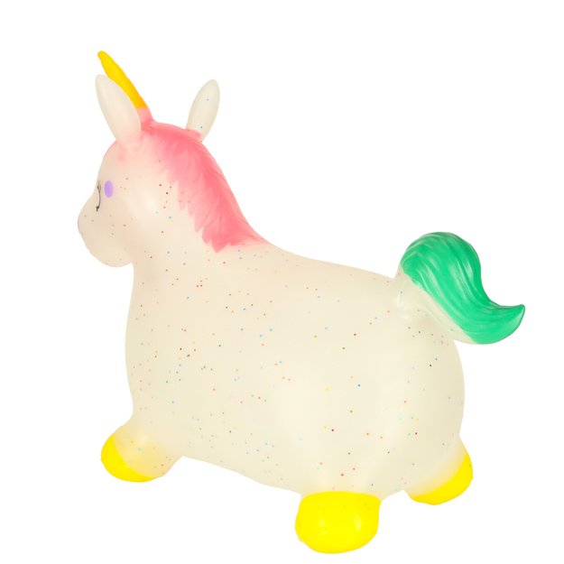 Vaikiškas šokliukas su pompa guminis vienaragis 6