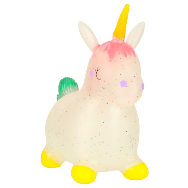 Vaikiškas šokliukas su pompa guminis vienaragis 2