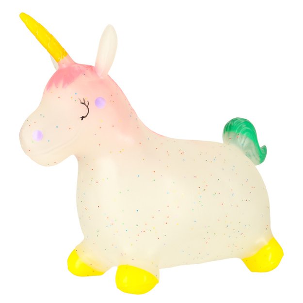 Vaikiškas šokliukas su pompa guminis vienaragis 5