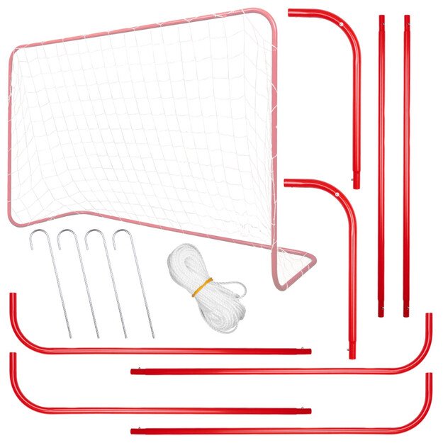 Vaikų treniruočių futbolo vartai 183 x 122 x 61 cm 5