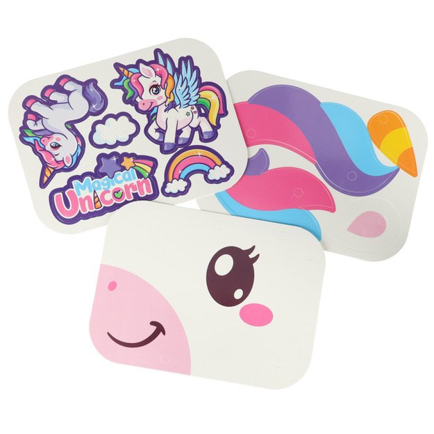 Statybinės kaladėlės dėkle + vienaragio atsuktuvas 8