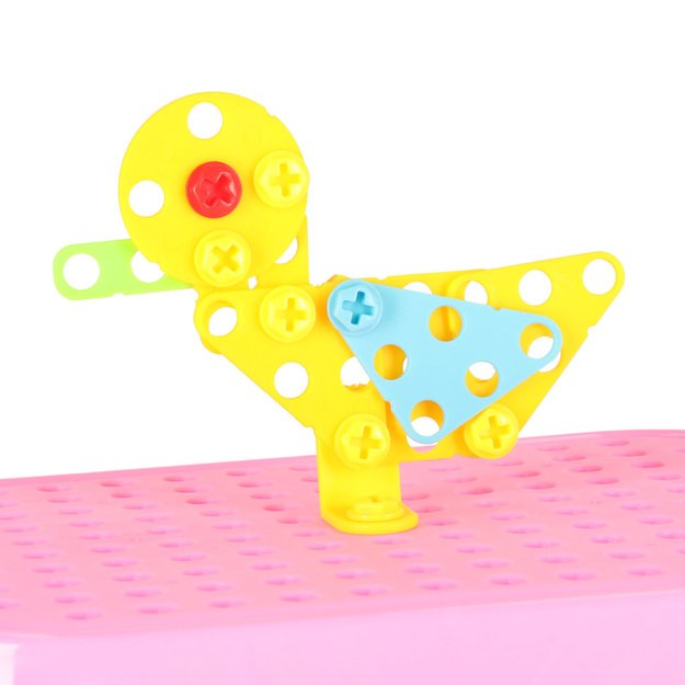 Statybinės kaladėlės dėkle + vienaragio atsuktuvas 5