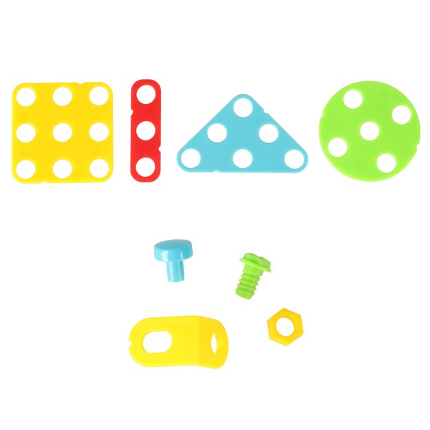 Statybinės kaladėlės dėkle + vienaragio atsuktuvas 7