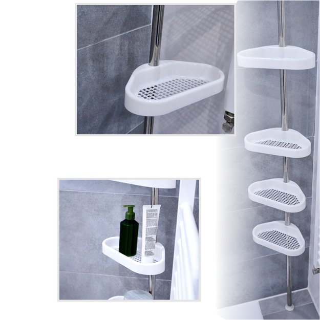 Telescopic corner shelf 320cm