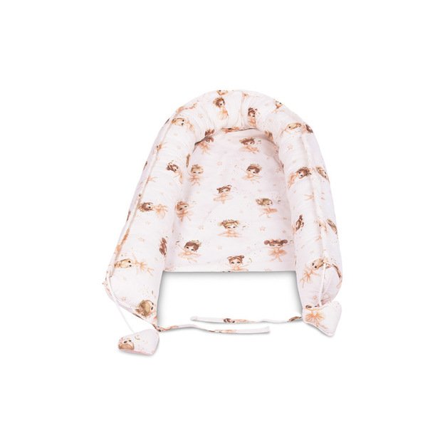 KŪDIKIŲ LIZDAS MUSLINO BALERINOS ROŽINĖS SPALVOS 11