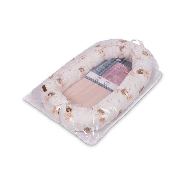 KŪDIKIŲ LIZDAS MUSLINO BALERINOS ROŽINĖS SPALVOS 13