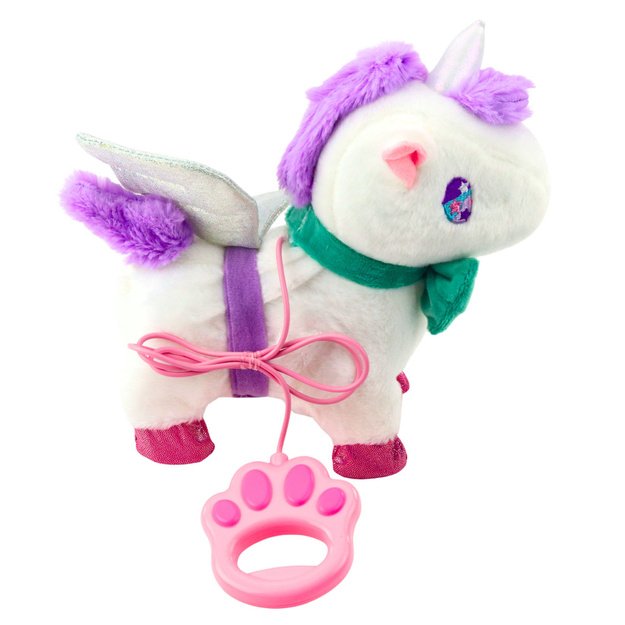 Interactive Unicorn on a Leash Walks Galloping Sounds Detachable Wings 2