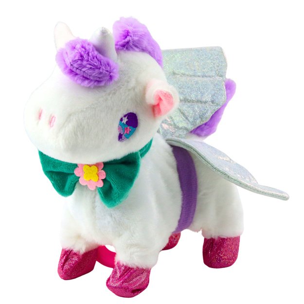 Interactive Unicorn on a Leash Walks Galloping Sounds Detachable Wings 1