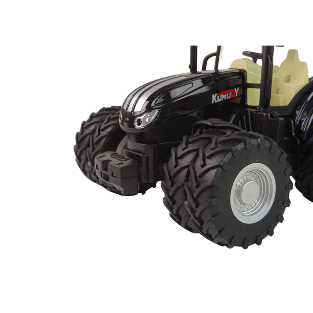 Remote controlled tractor R/C Black 2.4G Metal