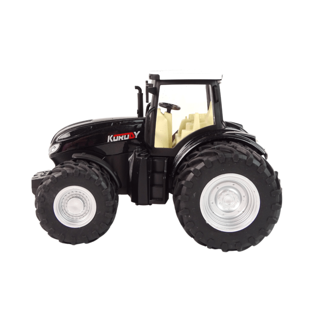 Remote controlled tractor R/C Black 2.4G Metal
